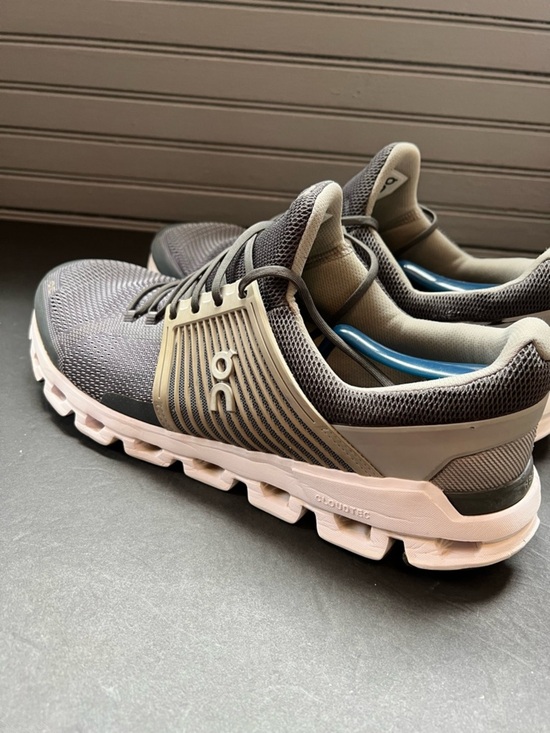 On Running Cloudswift Running Shoe, Sand/Grey Men’s Size 13 main image 4